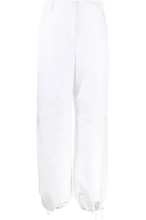 Moncler High-waist straight-leg trousers