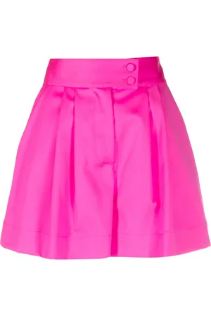 Styland Pressed-crease wool-blend shorts