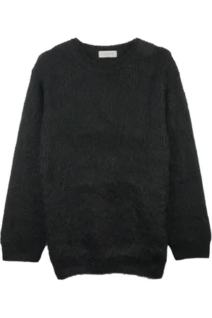 YOHJI YAMAMOTO Crew-neck brushed jumper