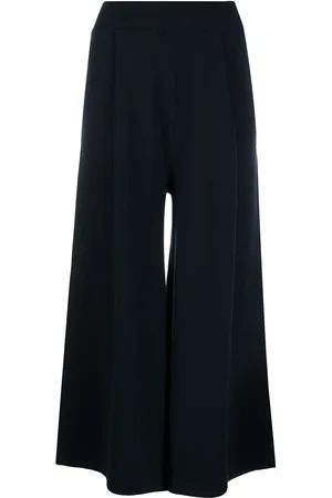 Malo Cropped wide-leg cashmere trousers