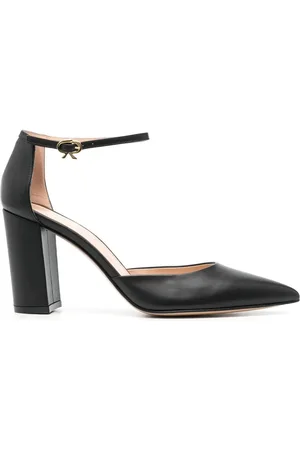 Gianvito Rossi Piper Anklet 100mm leather pumps
