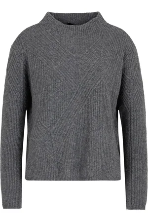 Emporio Armani Ribbed-knit wool-blend jumper