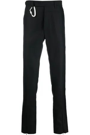HELIOT EMIL Hook-embellished straight chinos