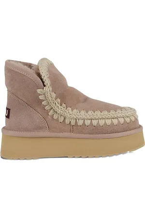 Mou 50mm whipstitch-trim boots