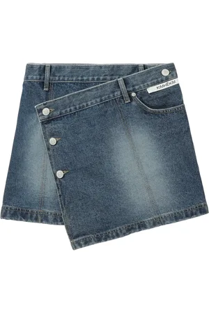 KIMHEKIM Logo-patch mini skirt