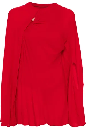 VALENTINO GARAVANI 2010 plissé cape minidress