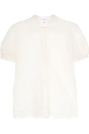 Beaufille Pinta semi-sheer tulle shirt