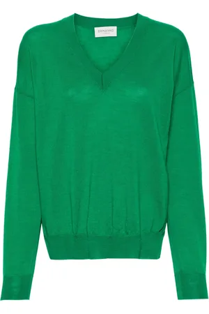 Ermanno Firenze V-neck wool jumper