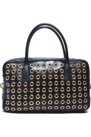 Prada 2000s stud-embellished tote bag
