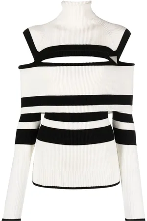 The Attico Amilia stripe knit jumper