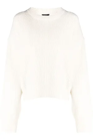 Joseph Round-neck knitted jumper