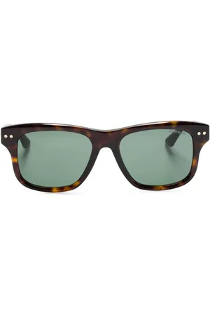 Montblanc Tortoiseshell square-frame sunglasses
