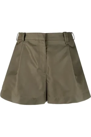 Simone Rocha Side-zip satin shorts