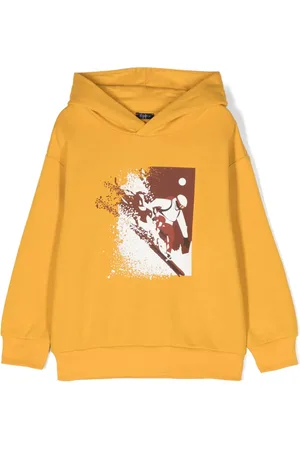 Il gufo Graphic-print cotton hoodie