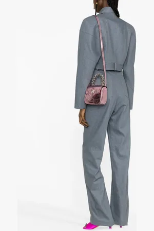 VERSACE La Medusa metallic leather mini bag