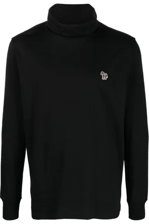Paul Smith Zebra-patch roll-neck jumper