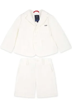 FAY Cotton-linen two-piece suit