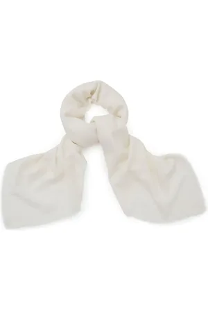 Alexander McQueen Frayed-edge wool scarf