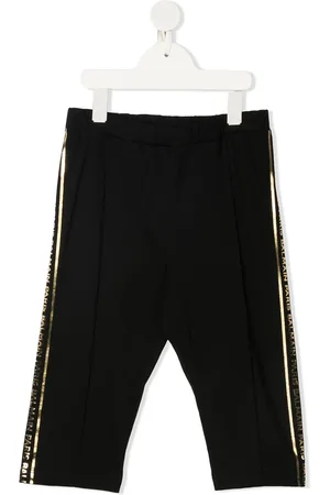 Balmain TEEN side-stripe shorts