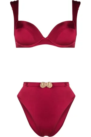 Noire Swimwear Shell-charm detail bikini set