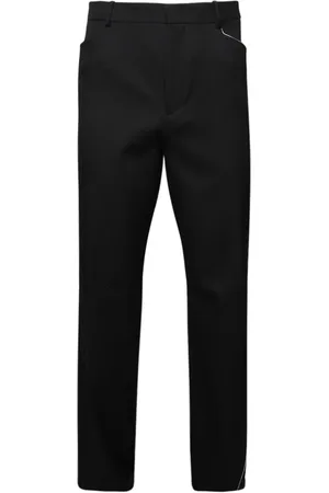 Lanvin X Future panelled wool trousers