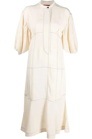 Colville Highbrow puff-sleeve woven dress