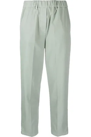 ALYSI Straight-leg cotton trousers