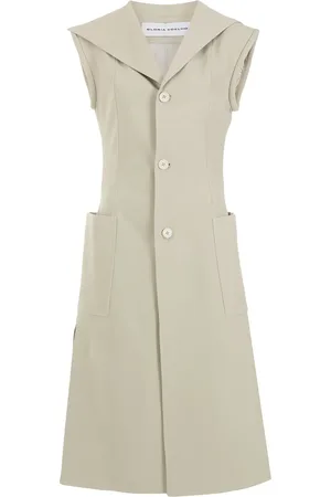 Gloria Coelho Sleeveless longline waistcoat
