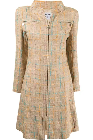CHANEL Zip-up bouclé coat
