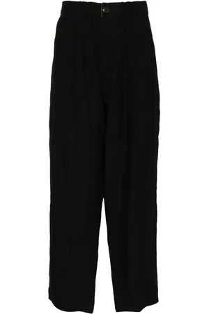 ZIGGY CHEN Linen loose-leg trousers