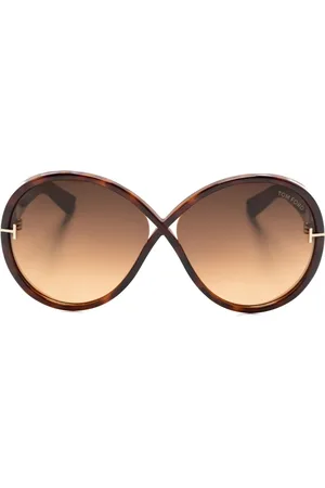 Tom Ford Edie oversize-frame sunglasses