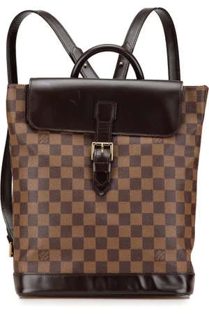 LOUIS VUITTON 1998 Damier Ebene Soho backpack