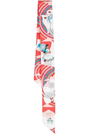 Hermès 1990-2000s pre-owned Carres Volants Twilly silk scarf