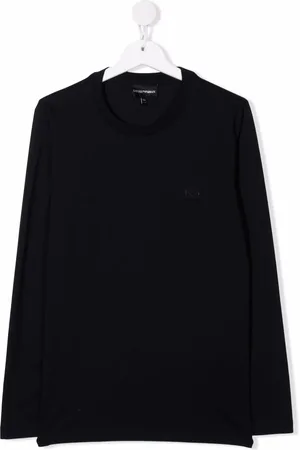 Emporio Armani Chest logo-patch T-shirt