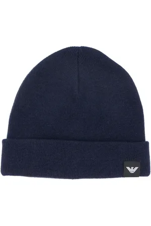 Emporio Armani Logo patch beanie