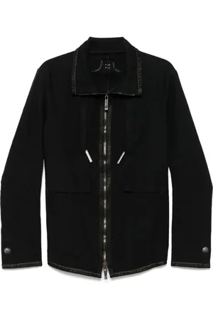 ISAAC SELLAM EXPERIENCE High-neck zipper-pockets jacket