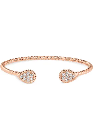 Boucheron 18kt rose gold Serpent Boh??me diamond bracelet