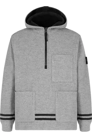 Stone Island Wool-blend striped hoodie
