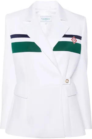 Casablanca Logo-patch double-breasted blazer