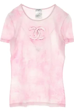 CHANEL 1986-1988s Interlocking-CC T-shirt