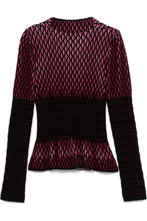 Alaïa 2000s full-jacquard sweater