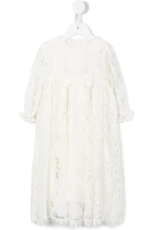Dolce & Gabbana Galloon-lace long-sleeve dress