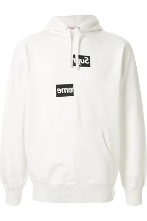 Comme des Garçons X Supreme 2018 logo hoodie