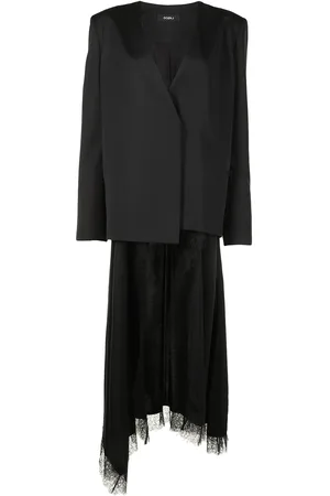 GOEN.J Silk-wool blend wrap blazer