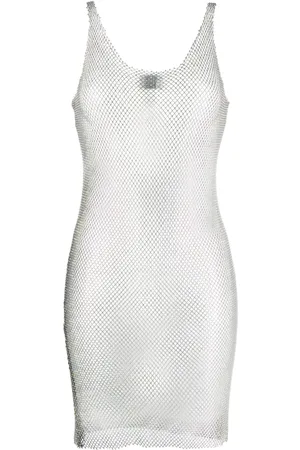 SANTA BRANDS Rhinestone-embellished midi dress