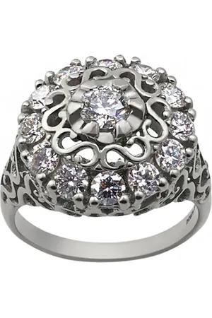 Dolce & Gabbana 18kt white gold diamond Sicily ring