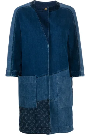 LOUIS VUITTON 2010s patchwork denim jacket