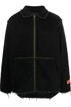 Heron Preston Rebuilt zip-up denim jacket