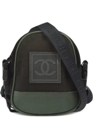 CHANEL 2003 Sports line logo appliqué belt bag