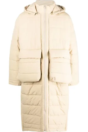HENRIK VIBSKOV Padded long hooded coat